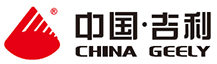 Logotipo de la empresa CHINA GEELY, fabricante líder de paneles compuestos de aluminio, placas de aluminio macizo y materiales decorativos.